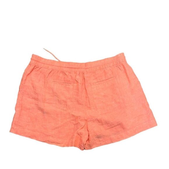 Athleta Retreat Linen Elastic Waist Drawstring Lightweight Shorts Plus Size 22 - Picture 4 of 7